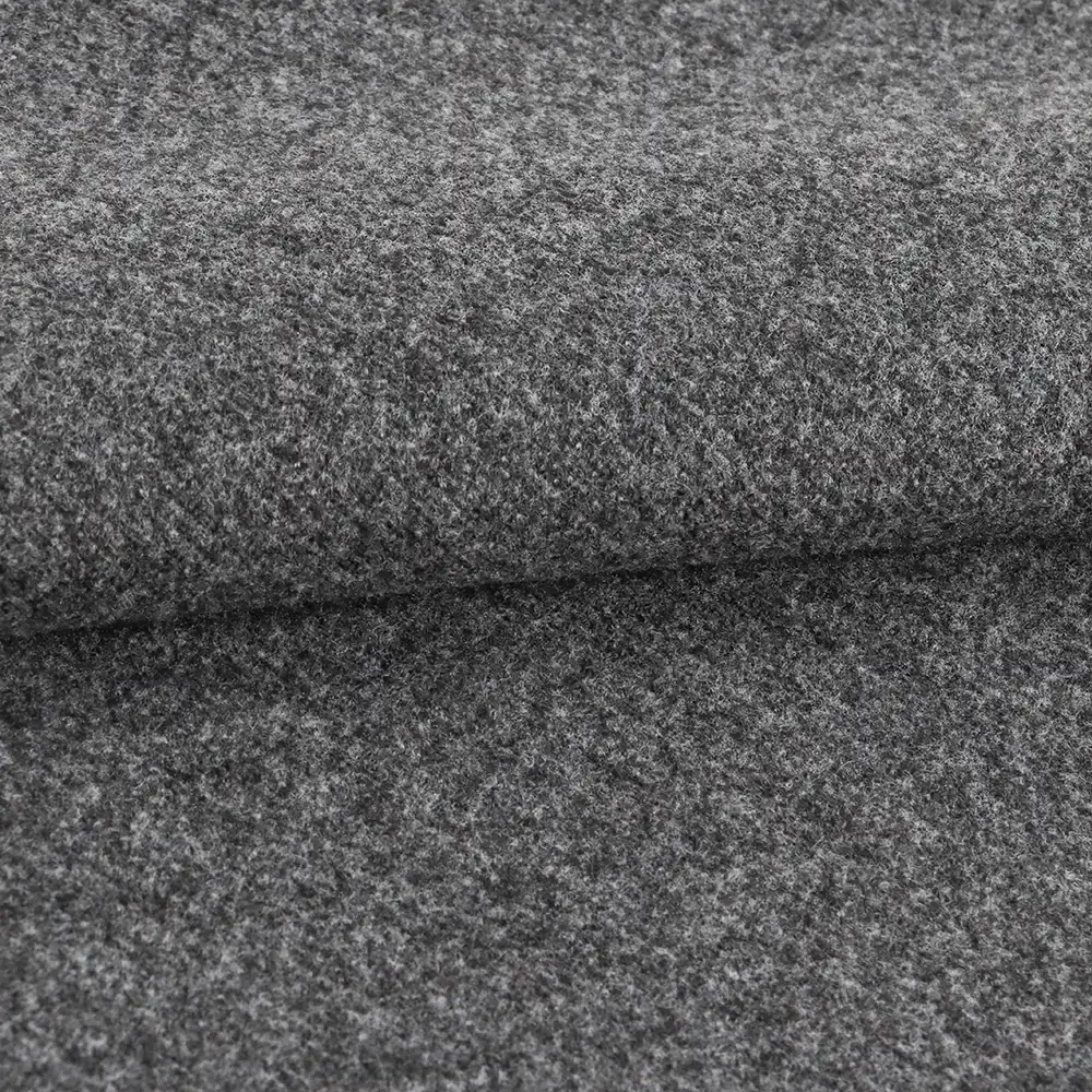 China Fabric for Blazer,Skirt,Hoodie Knit Woolen Fabric Woolen Polyester grey color buy from China wholesaler bulk order at wholesale price free worldwide shipping Alibaba