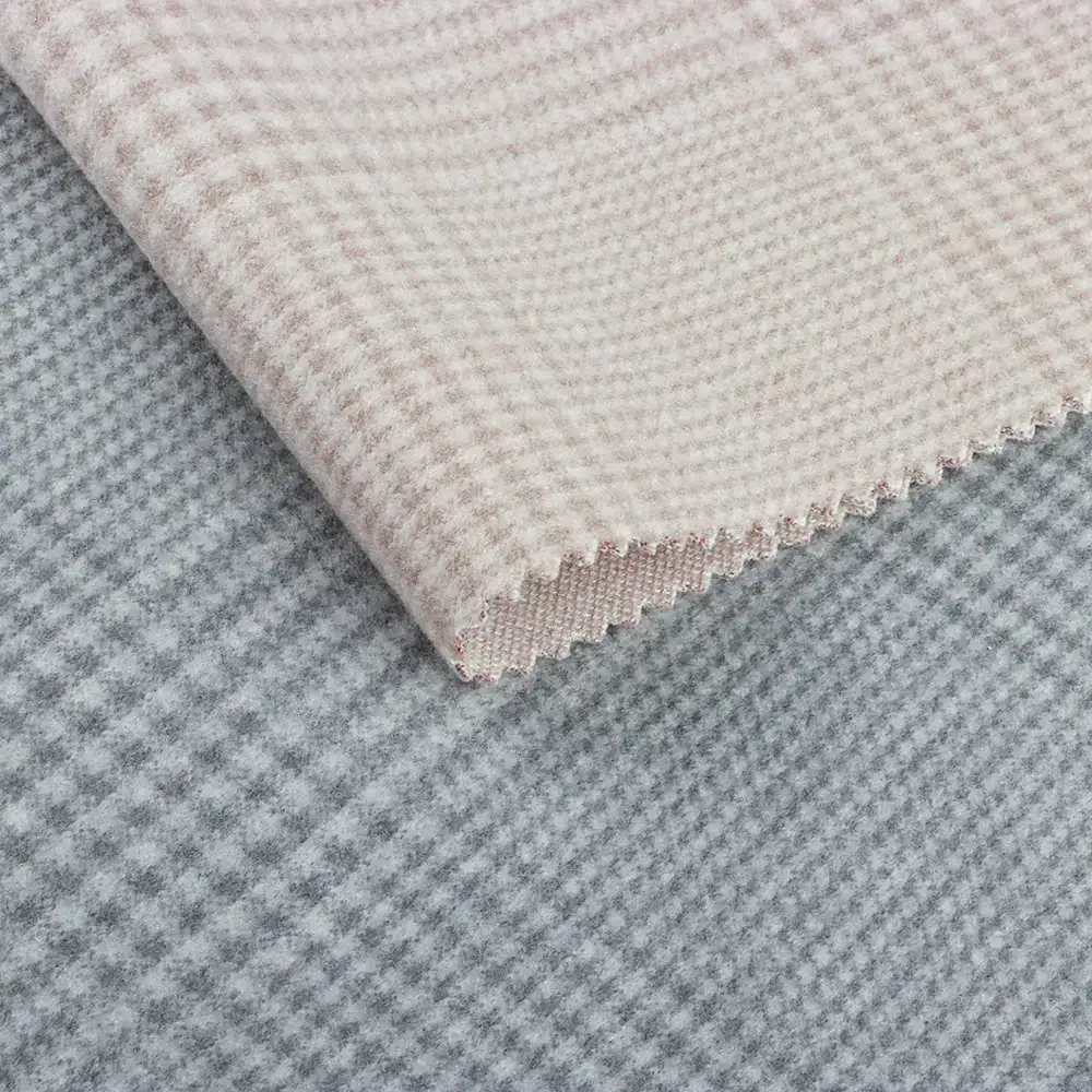 China Fabric for Blazer,Skirt,Hoodie Knit Woolen Fabric Woolen Polyester khaki color buy from China wholesaler bulk order at wholesale price free worldwide shipping Alibaba