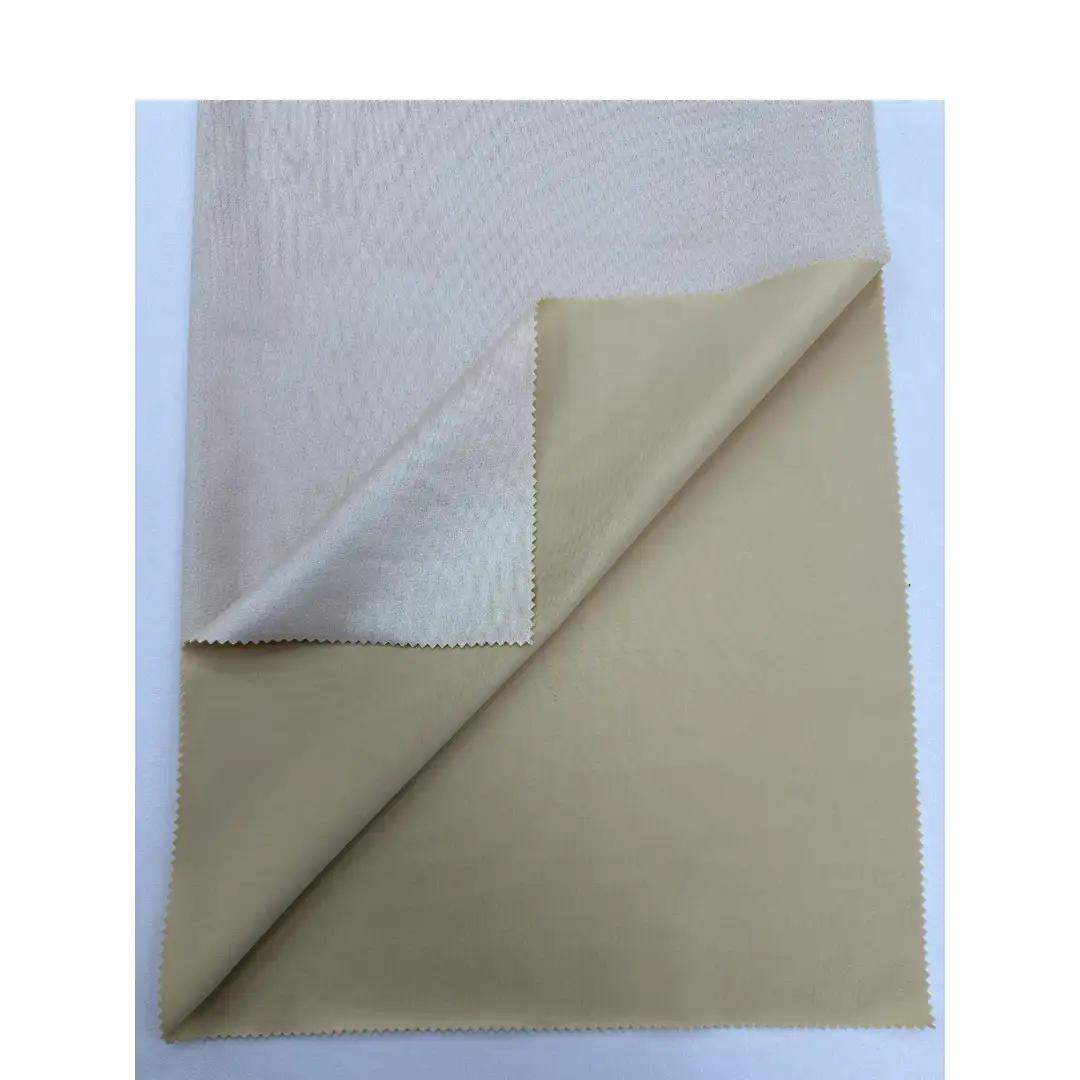 China Fabric  Weft Suede Knit Fabric  杏色 color buy from China wholesaler bulk order at wholesale price free worldwide shipping Alibaba