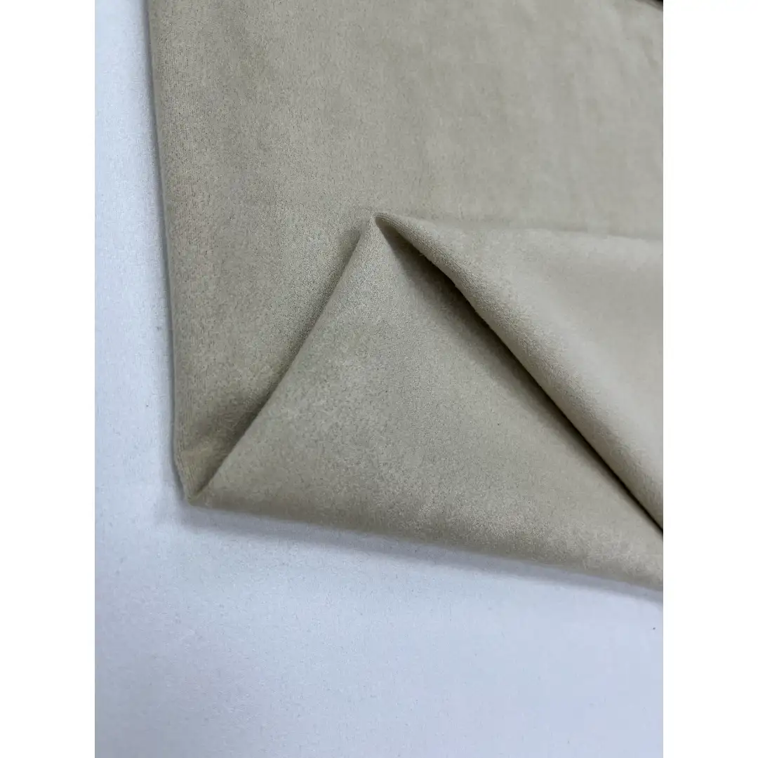 China Fabric  Weft Suede Knit Fabric 驼色 color buy in China wholesaler bulk order at wholesale price free worldwide shipping Alibaba