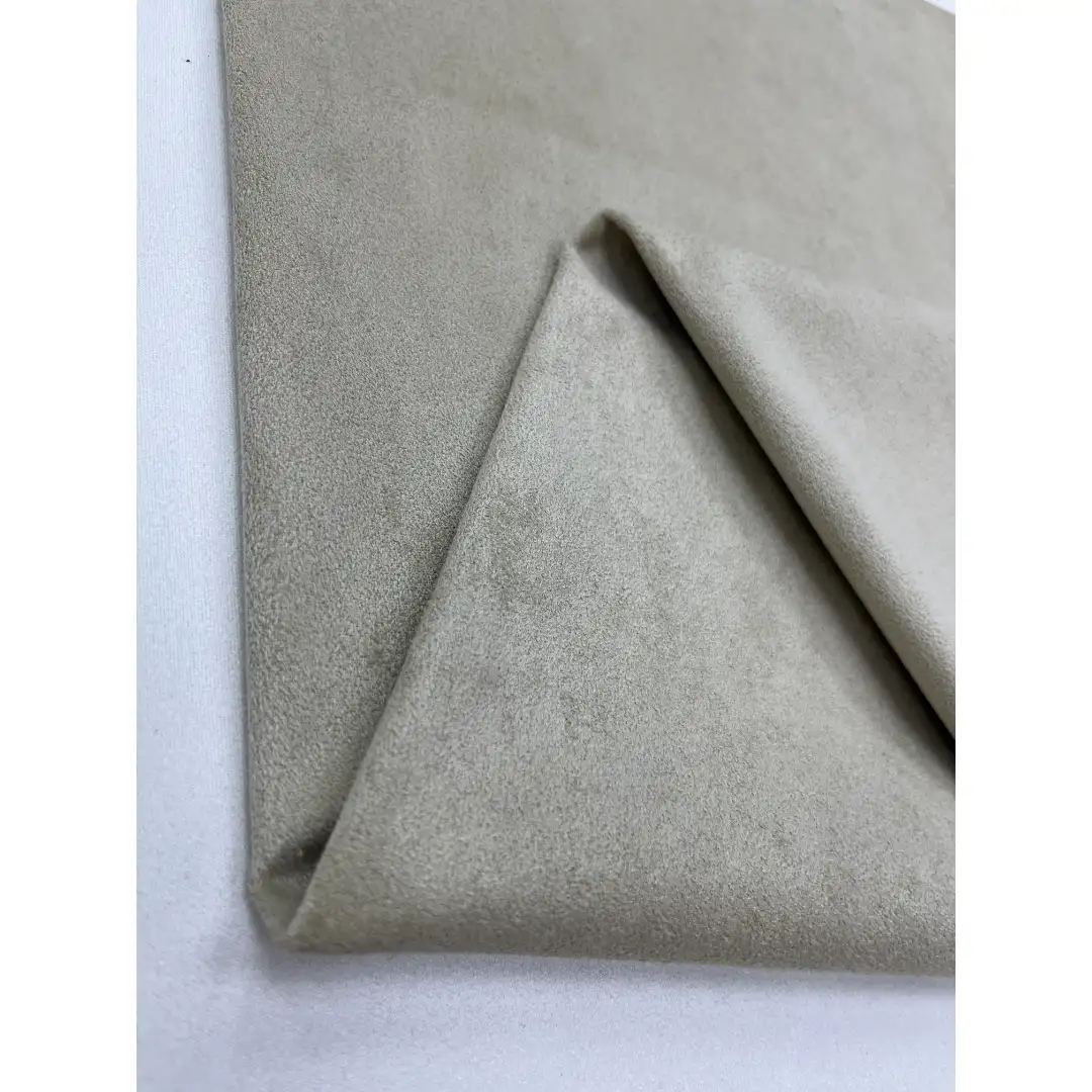 China Fabric  Warp Suede Knit Fabric 米色 color buy in China wholesaler bulk order at wholesale price free worldwide shipping Alibaba