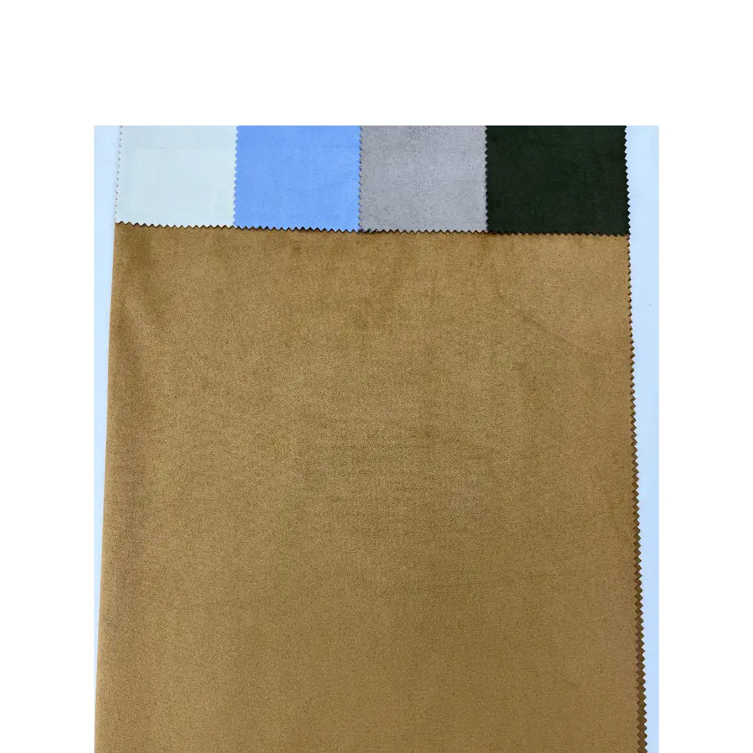 China Fabric  Warp Suede Knit Fabric 浅棕 color buy in China wholesaler bulk order at wholesale price free worldwide shipping Alibaba