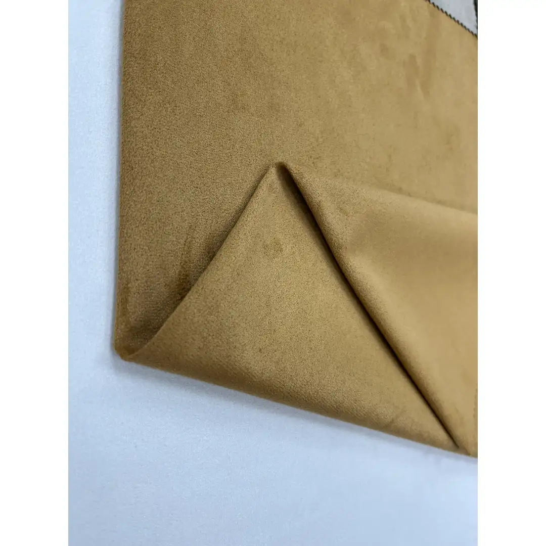 China Fabric  Warp Suede Knit Fabric 浅棕 color buy in China wholesaler bulk order at wholesale price free worldwide shipping Alibaba