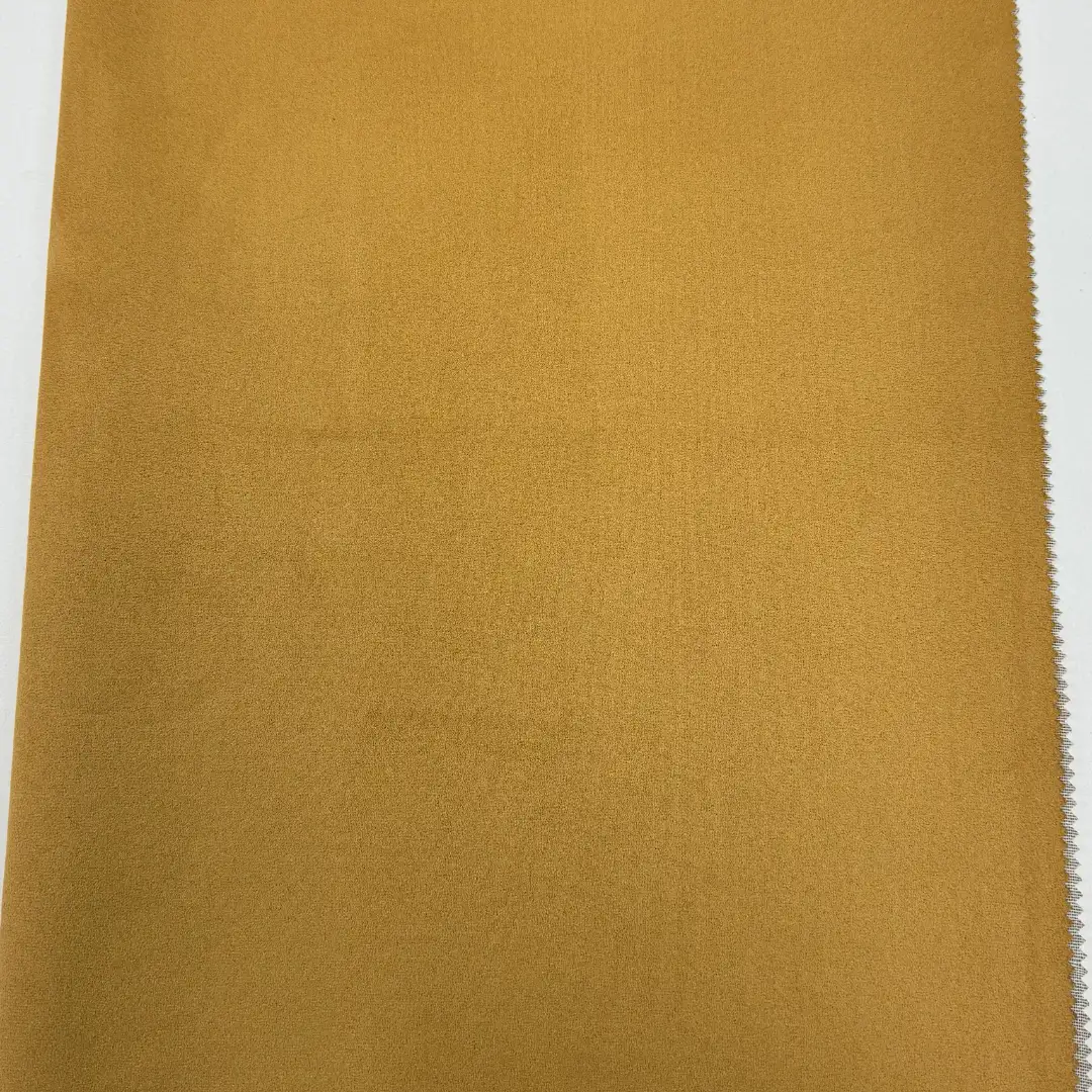 China Fabric  Warp Suede Knit Fabric Polyester 浅棕 color buy from China wholesaler bulk order at wholesale price free worldwide shipping Alibaba