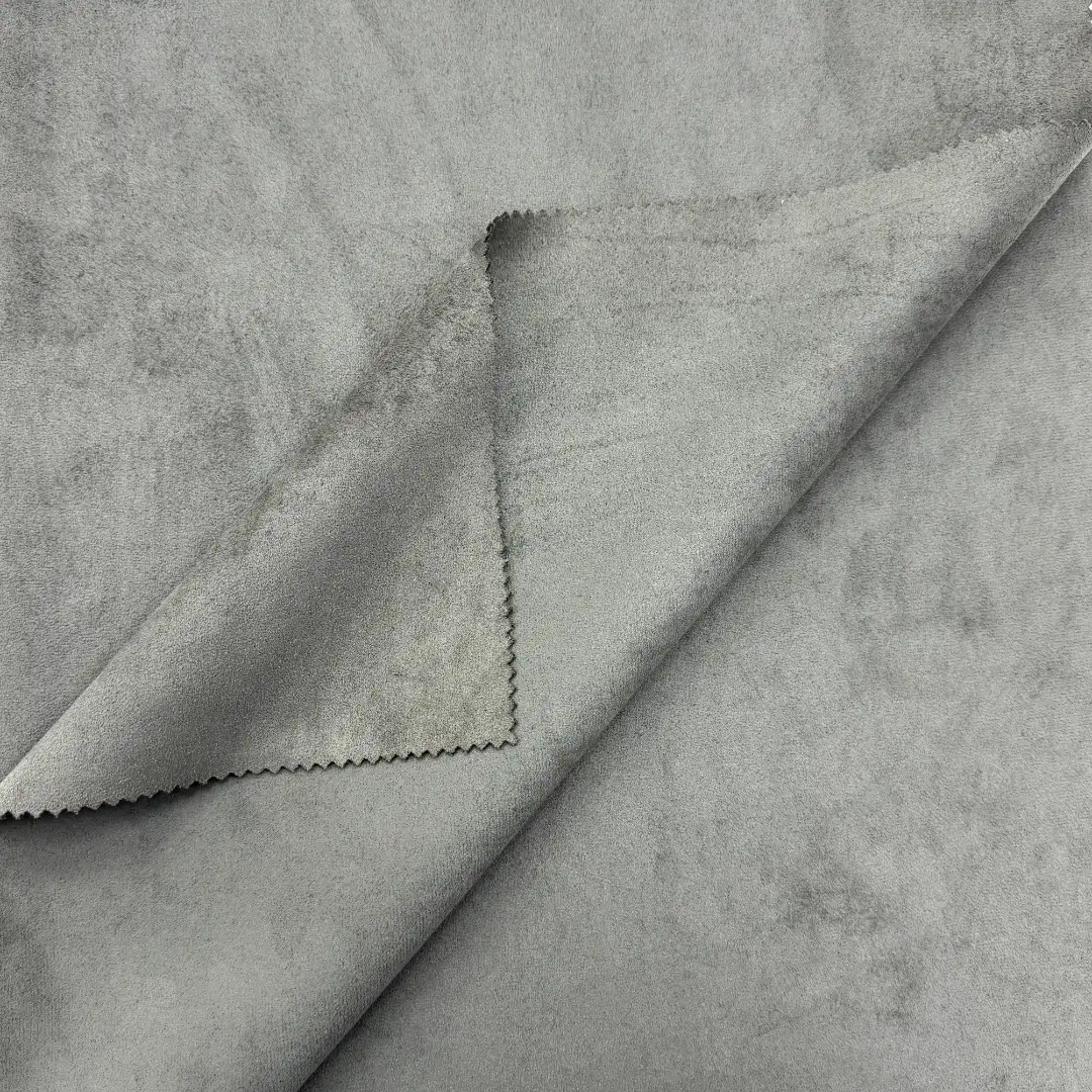 China Fabric  Warp Suede Knit Fabric 98 灰色 color buy from China wholesaler bulk order at wholesale price free worldwide shipping Alibaba