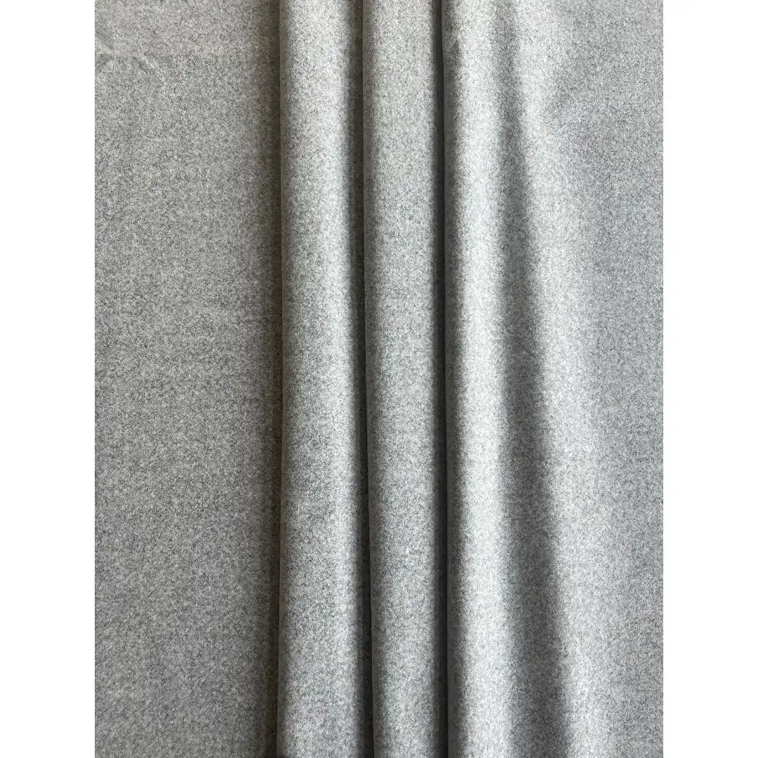 China Fabric  Melton Woolen 白灰圈圈麦呢 color buy in China wholesaler bulk order at wholesale price free worldwide shipping Alibaba