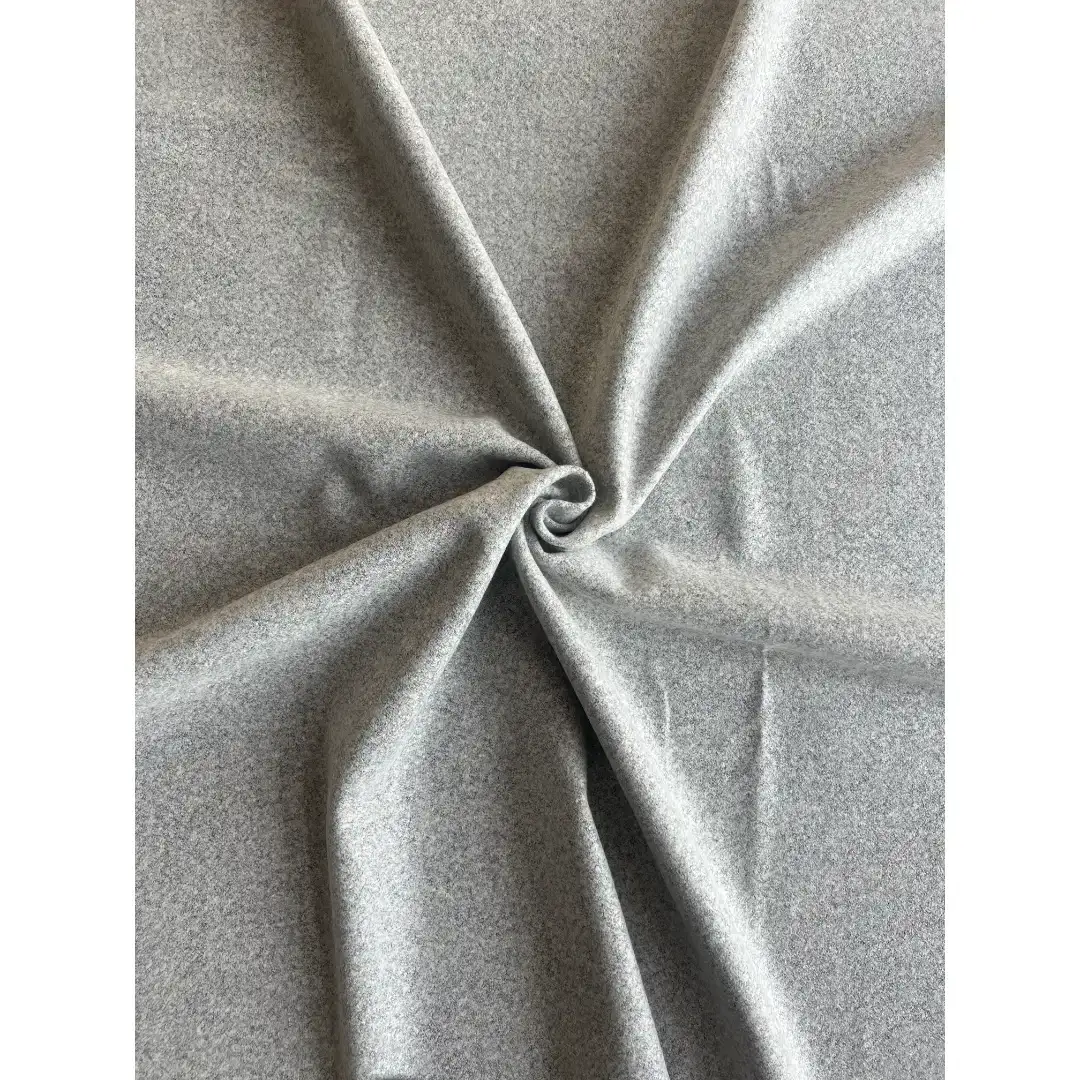 China Fabric  Melton Woolen 白灰圈圈麦呢 color buy in China wholesaler bulk order at wholesale price free worldwide shipping Alibaba