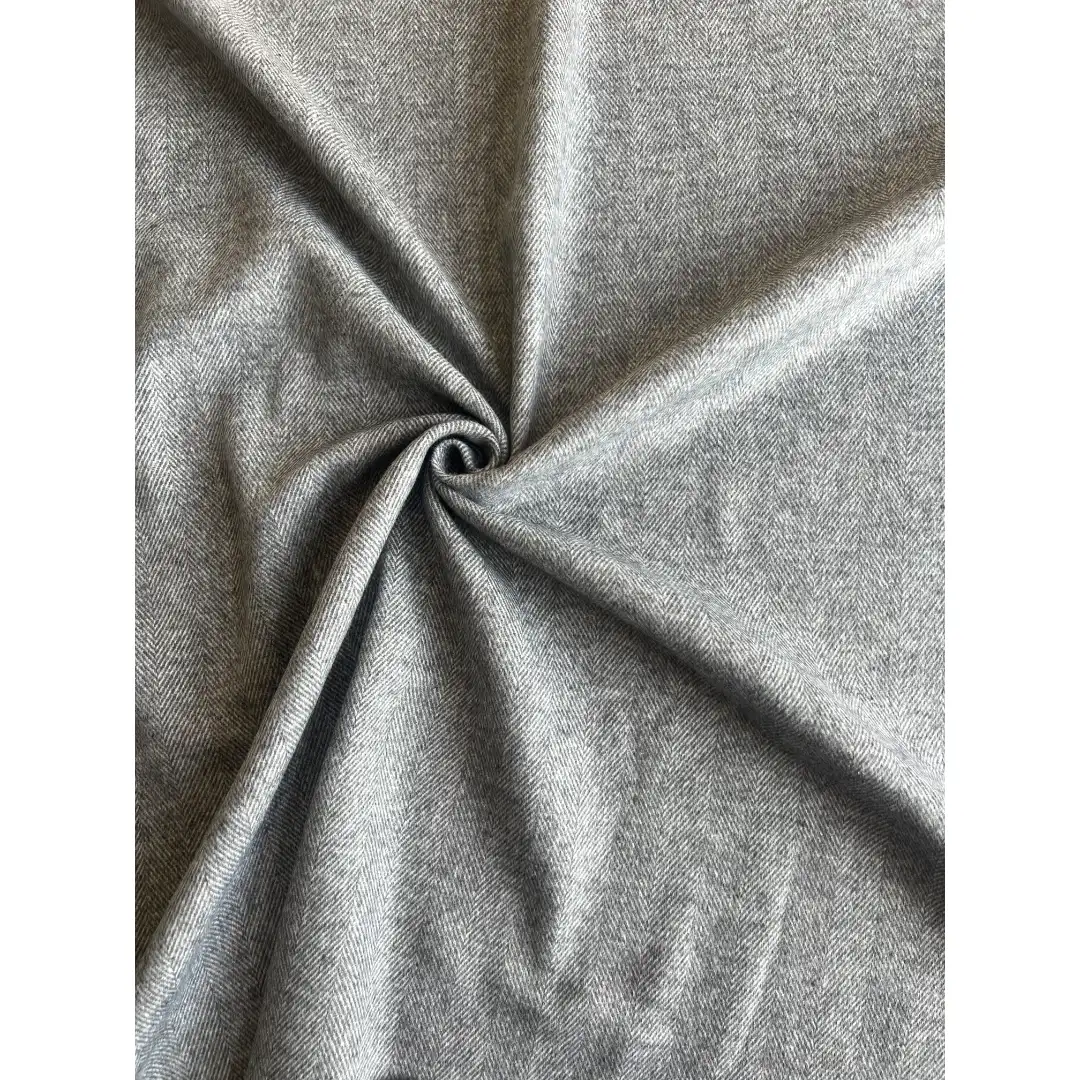 China Fabric for Blazer,Overcoat,Suit Woolen Herringbone Woolen 化纤 Wool 灰白 color buy from China wholesaler bulk order at wholesale price free worldwide shipping Alibaba