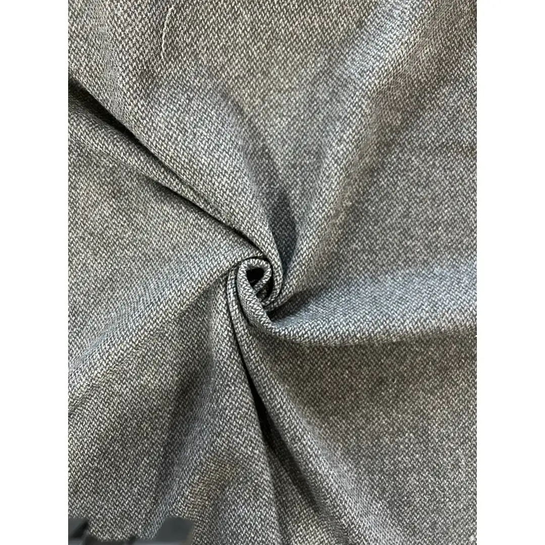 China Fabric  Woolen Herringbone Woolen Wool Polyester Chemical Fiber 黑灰小人字 color buy from China wholesaler bulk order at wholesale price free worldwide shipping Alibaba