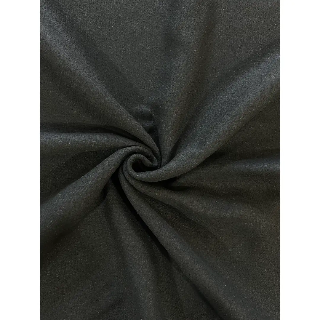 China Fabric  Woolen Twill Woolen Wool Polyester 黑色 color buy from China wholesaler bulk order at wholesale price free worldwide shipping Alibaba