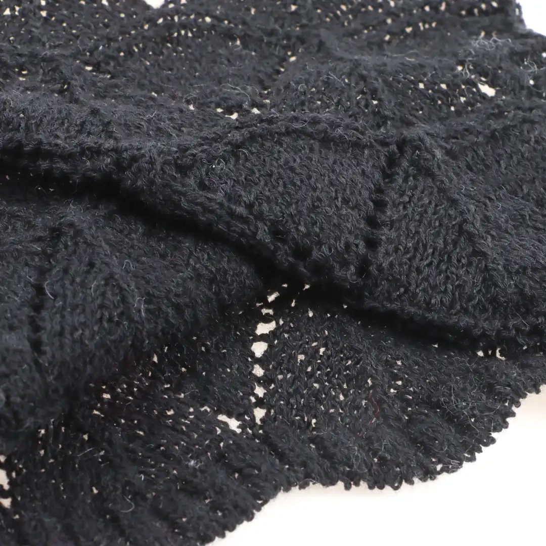 China Yarn for Open Cardigan (Sweater) Slub Yarn Fancy Yarn Cotton Polyester BLACK color buy from China wholesaler bulk order at wholesale price free worldwide shipping Alibaba