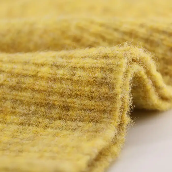 China Yarn for Round Neck Pullover (Sweater),T-shirt (Sweater),Hoodie  (Sweater) Mossy Yarn Fancy Yarn Recycled Polyester Wool Spandex Polyamide Acrylic Glass yellow color buy from China wholesaler bulk order at wholesale price free worldwide shipping Alibaba