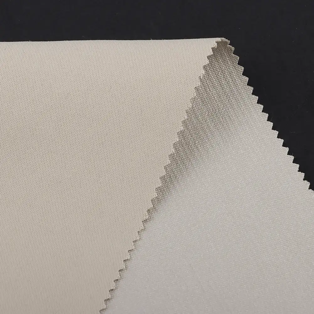 China Fabric for Blazer Nylon/Polyester Crepe Woven Blended Fabric Polyester Polyamide off-white color buy from China wholesaler bulk order at wholesale price free worldwide shipping Alibaba