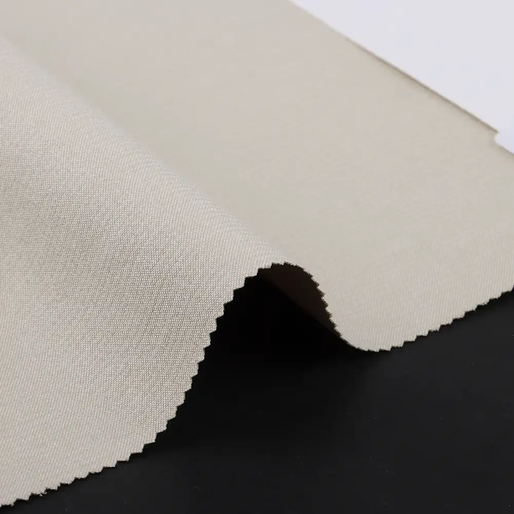 China Fabric for Blazer Nylon/Polyester Crepe Woven Blended Fabric Polyester Polyamide off-white color buy from China wholesaler bulk order at wholesale price free worldwide shipping Alibaba