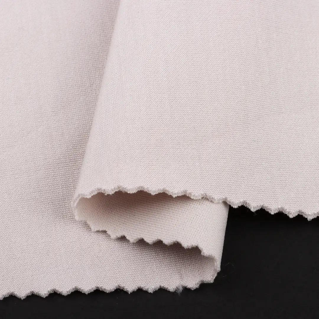 China Fabric for Blouse Scuba Knit Fabric Modal Polyester Elastane off-white color buy from China wholesaler bulk order at wholesale price free worldwide shipping Alibaba