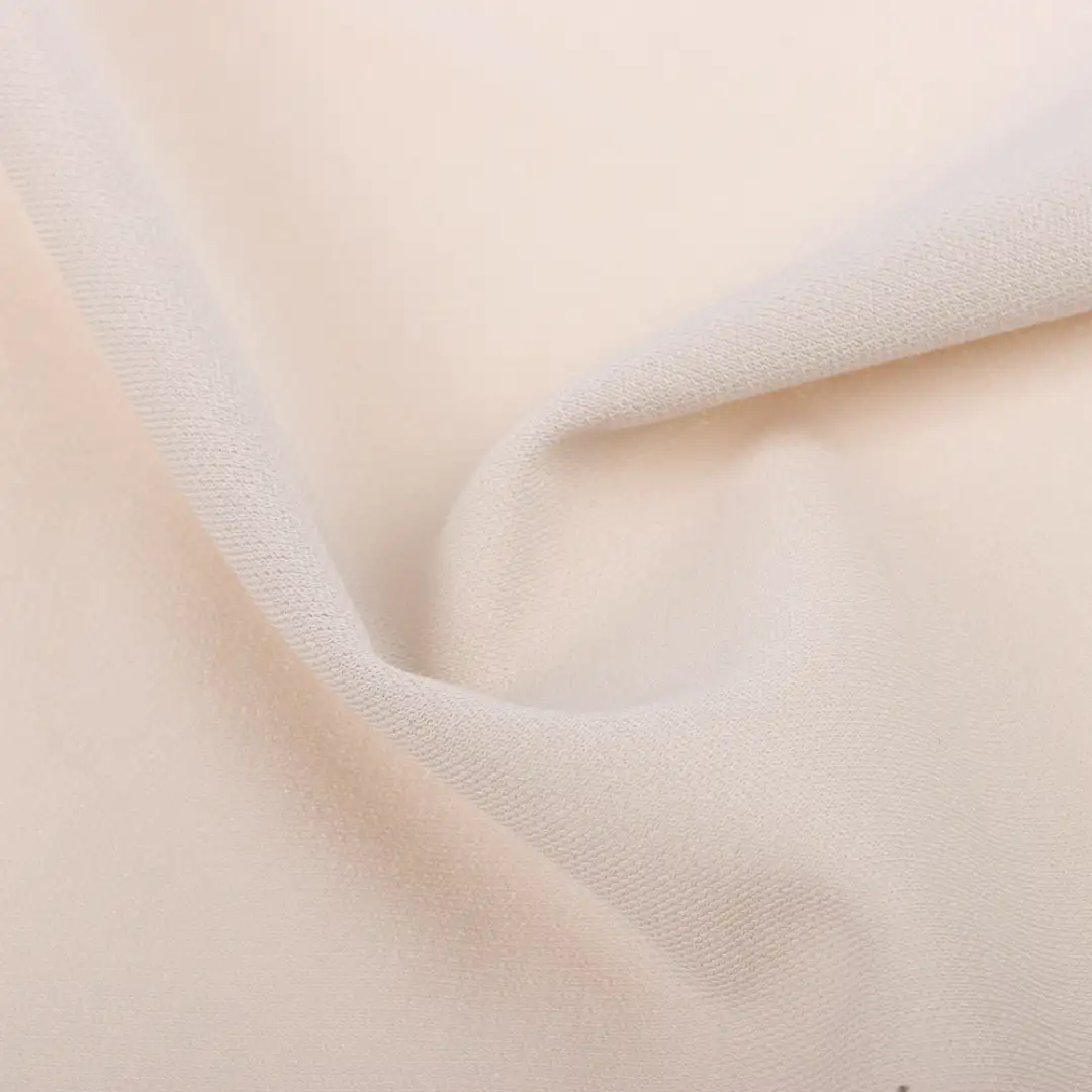 China Fabric for T-Shirt,Blouse Interlock Knit Fabric Polyester off-white color buy from China wholesaler bulk order at wholesale price free worldwide shipping Alibaba