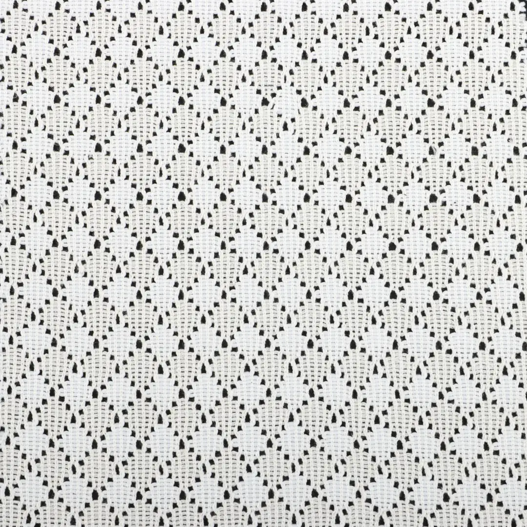 China Fabric for Skirt Lace Knit Fabric Cotton Polyester Milky white color buy from China wholesaler bulk order at wholesale price free worldwide shipping Alibaba