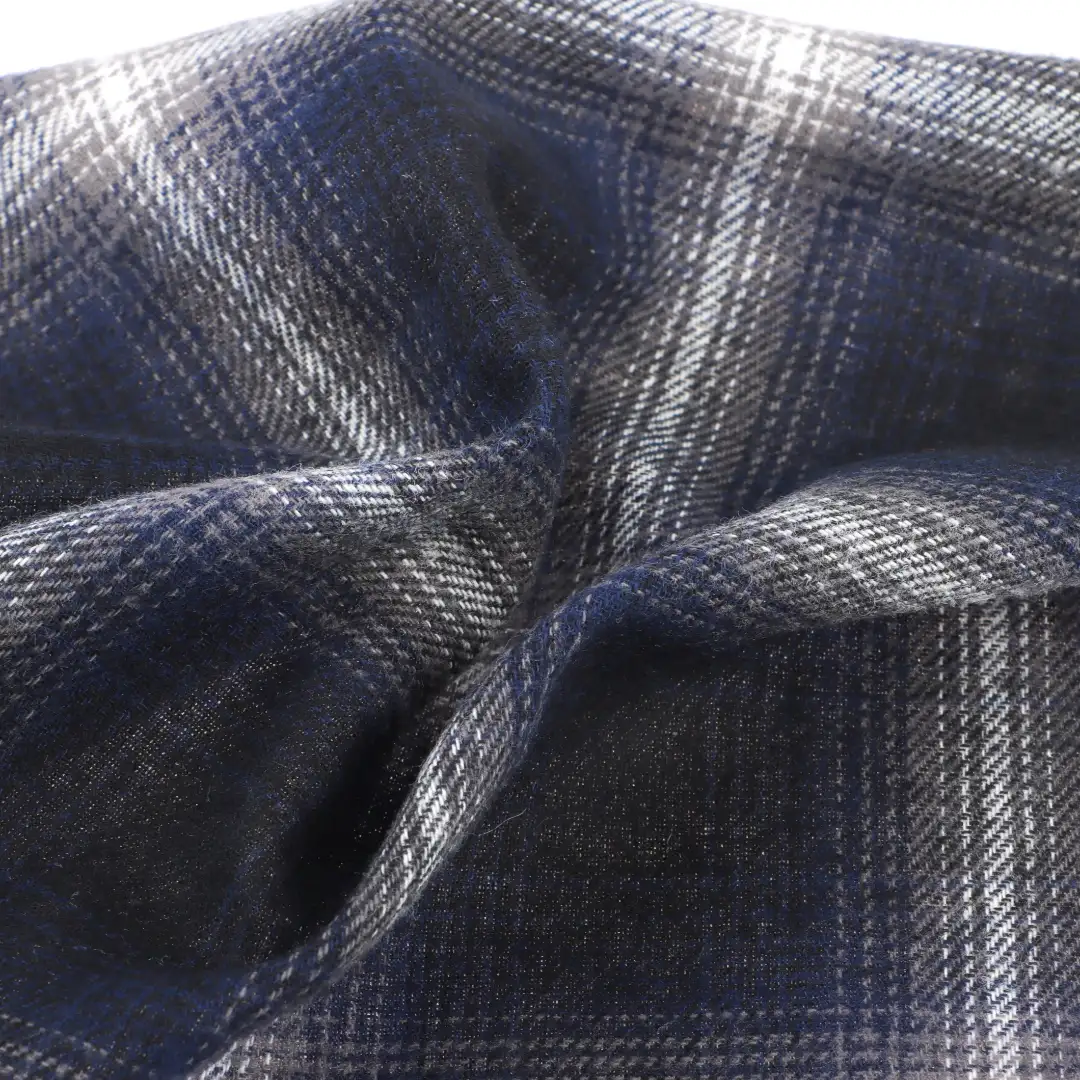 China Fabric for Shirt Cotton YD Flannel Natural Woven Fabric Cotton navy blue color buy from China wholesaler bulk order at wholesale price free worldwide shipping Alibaba