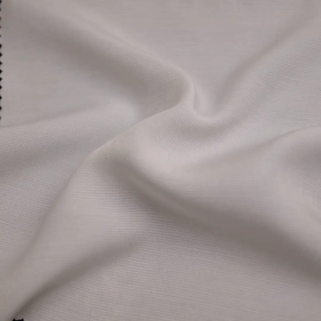 China Fabric for Shirt,Skirt TC Poplin Woven Blended Fabric Polyester Rayon white color buy from China wholesaler bulk order at wholesale price free worldwide shipping Alibaba