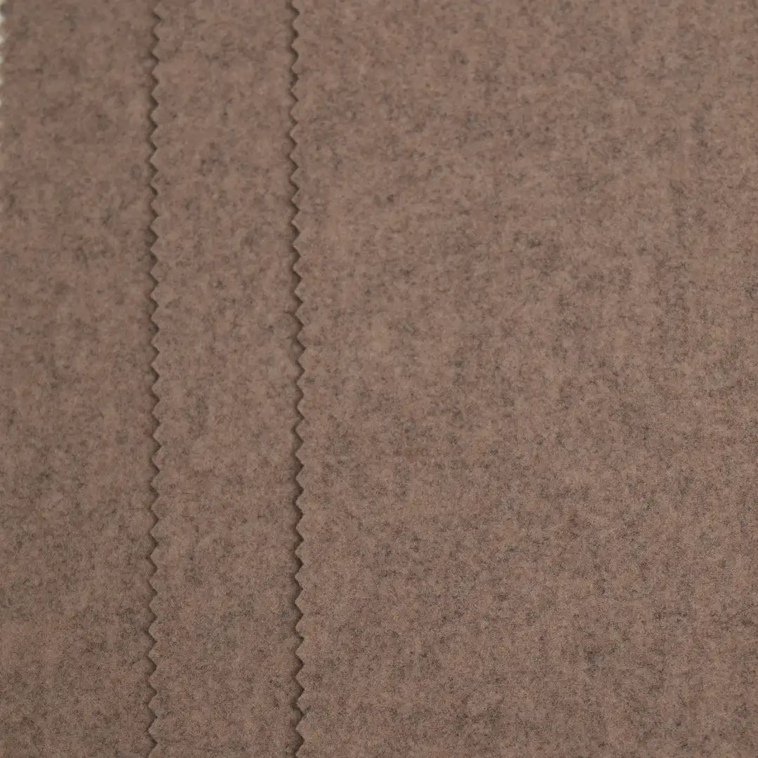 China Fabric for Trench Coat,Overcoat Bristled fabric Knit Fabric Polyester Rayon Wool Khaki color buy from China wholesaler bulk order at wholesale price free worldwide shipping Alibaba