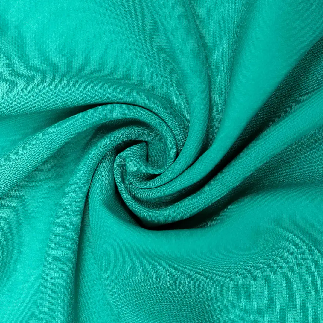 China Fabric for Shirt,Blouse,Skirt,Dresses (Pullover) (Sweater) Cotton Plain Natural Woven Fabric Rayon Lake blue color buy from China wholesaler bulk order at wholesale price free worldwide shipping Alibaba