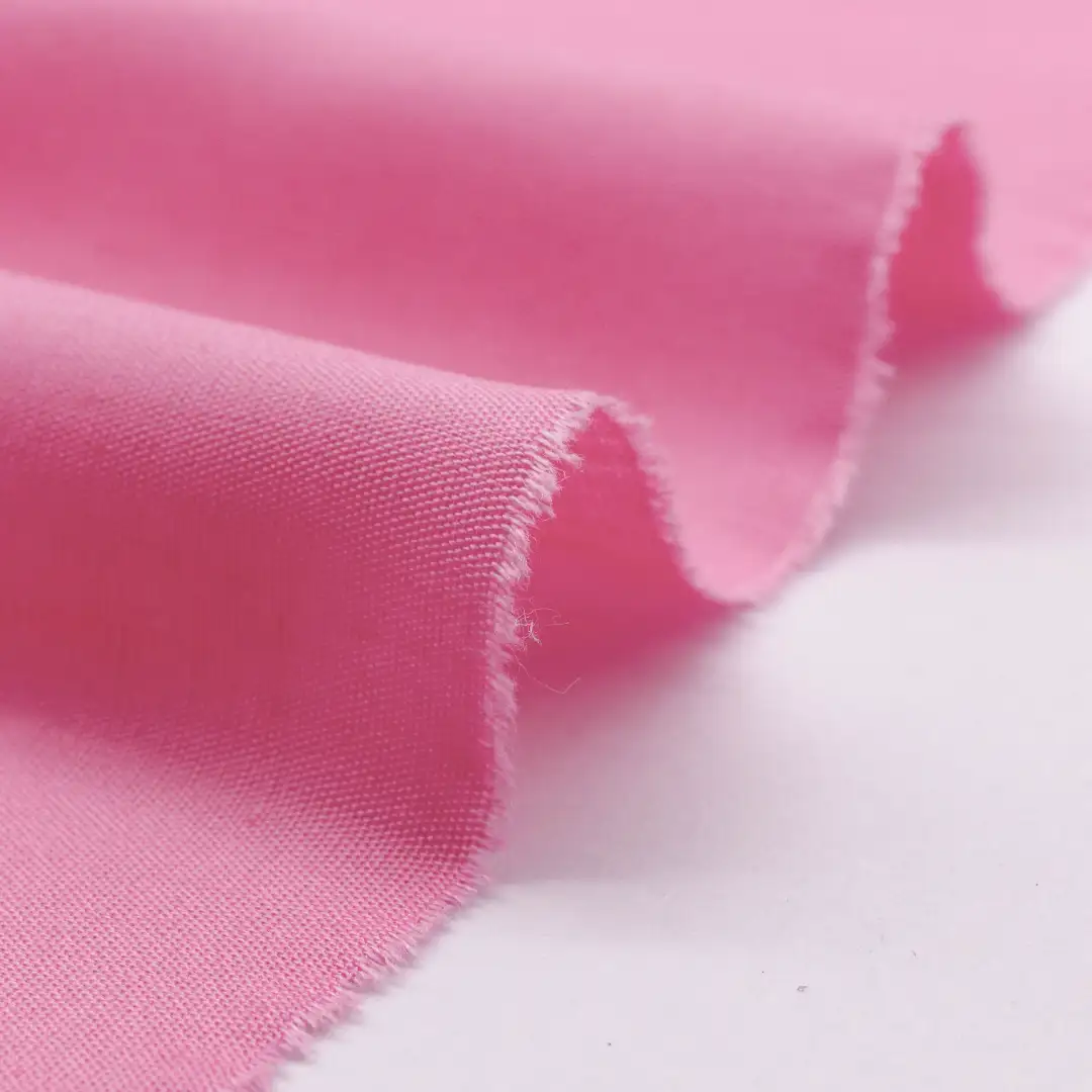 China Fabric for Blouse Cotton Plain Natural Woven Fabric Cotton pink color buy from China wholesaler bulk order at wholesale price free worldwide shipping Alibaba