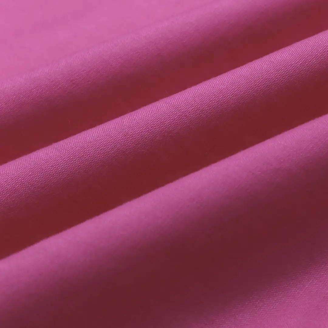 China Fabric for Shirt,Blouse Cotton Plain Natural Woven Fabric Polyester Cotton Crimson red color buy from China wholesaler bulk order at wholesale price free worldwide shipping Alibaba