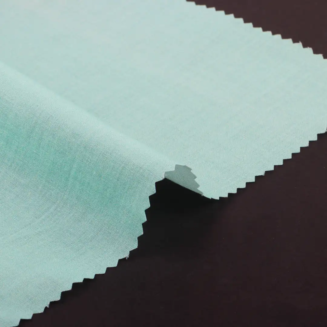 China Fabric for Skirt Cotton Plain Natural Woven Fabric Cotton Green color buy from China wholesaler bulk order at wholesale price free worldwide shipping Alibaba