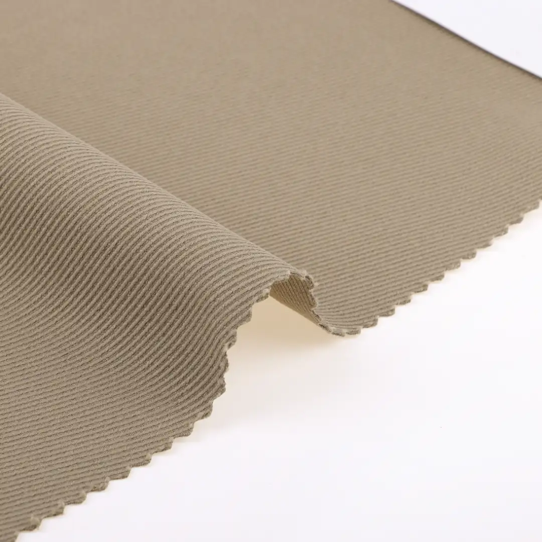 China Fabric for Pants,Trench Coat High Stretch Yarn Fabric Synthetic Woven Fabric Polyester khaki color buy from China wholesaler bulk order at wholesale price free worldwide shipping Alibaba