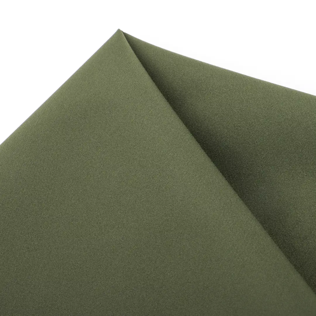 China Fabric for Jackets High Stretch Yarn Fabric Synthetic Woven Fabric Polyester GREEN color buy from China wholesaler bulk order at wholesale price free worldwide shipping Alibaba