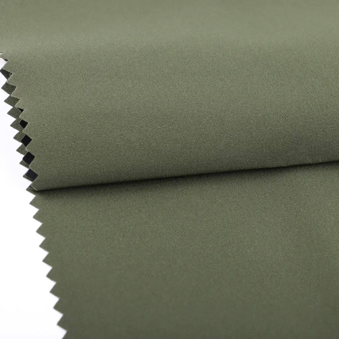 China Fabric for Jackets High Stretch Yarn Fabric Synthetic Woven Fabric Polyester green color buy from China wholesaler bulk order at wholesale price free worldwide shipping Alibaba