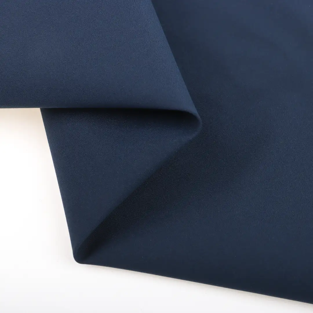 China Fabric for Jackets Taslon Bonded With Polyester Jersey Synthetic Woven Fabric Polyester BLUE color buy from China wholesaler bulk order at wholesale price free worldwide shipping Alibaba