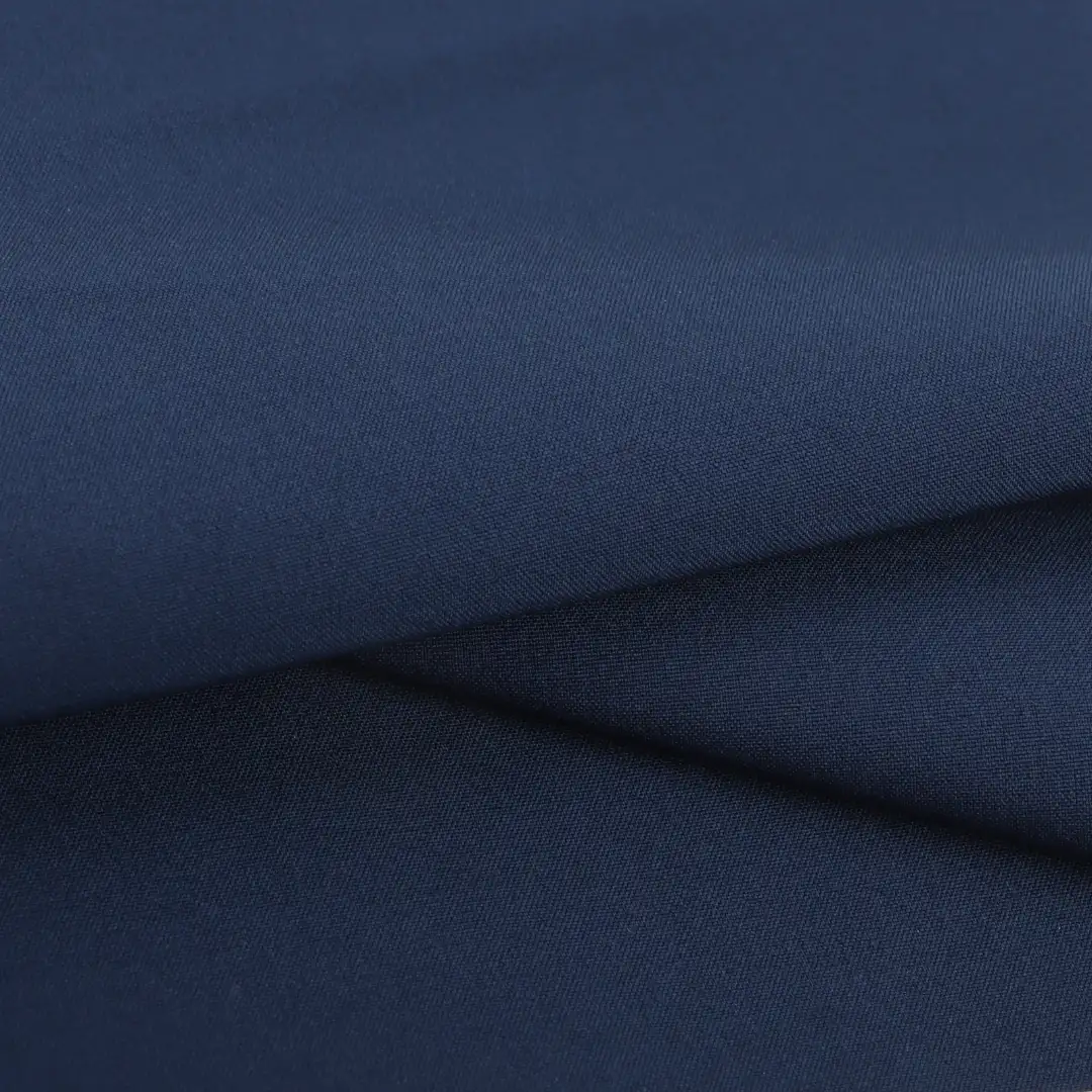 China Fabric for Pants Four Stretch Polyester Woven Fabric Synthetic Woven Fabric Polyester Spandex navy color buy from China wholesaler bulk order at wholesale price free worldwide shipping Alibaba