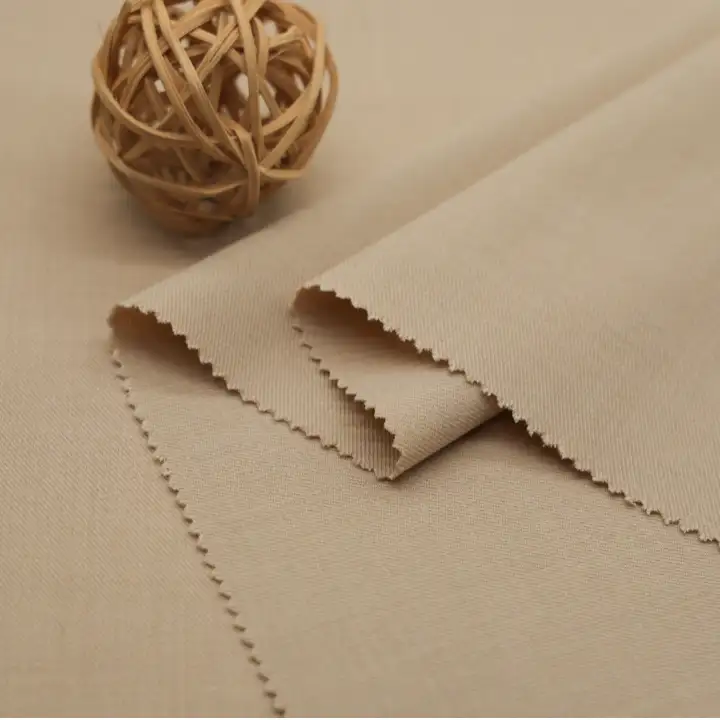 China Fabric for Shirt,Pants,Suit Trouser,Overcoat,Suit Polyester/Rayon Twill Woven Blended Fabric Poly Spandex Viscose BURLY WOOD color buy from China wholesaler bulk order at wholesale price free worldwide shipping Alibaba