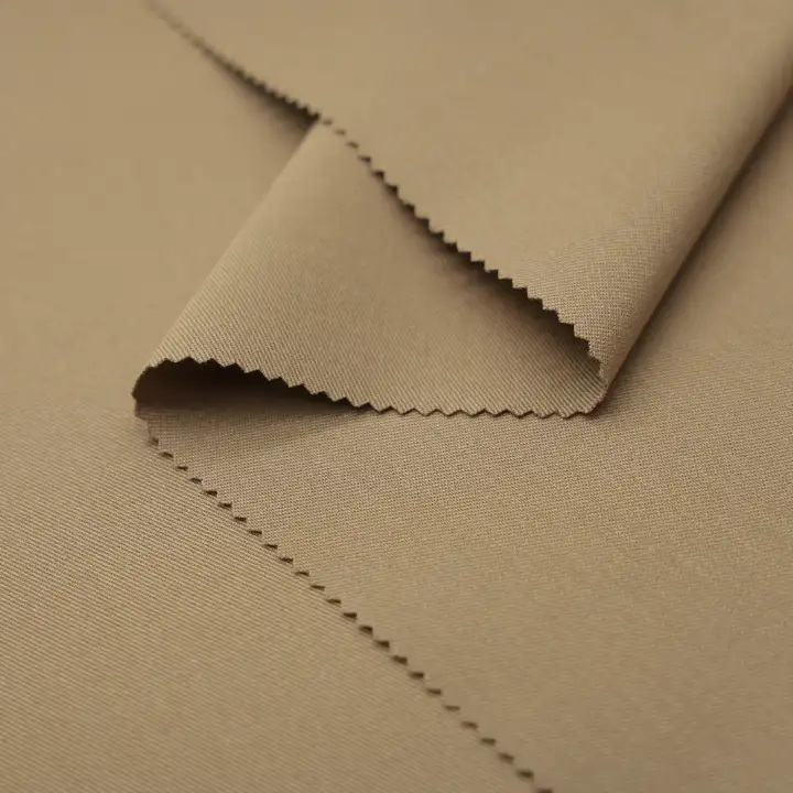 China Fabric for Pants,Suit Polyester/Rayon Twill Woven Blended Fabric Poly Spandex Viscose BURLY WOOD color buy from China wholesaler bulk order at wholesale price free worldwide shipping Alibaba