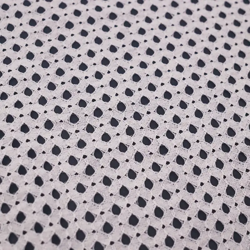 China Fabric for Shirt,Skirt Lace Knit Fabric Cotton Nylon White color buy from China wholesaler bulk order at wholesale price free worldwide shipping Alibaba