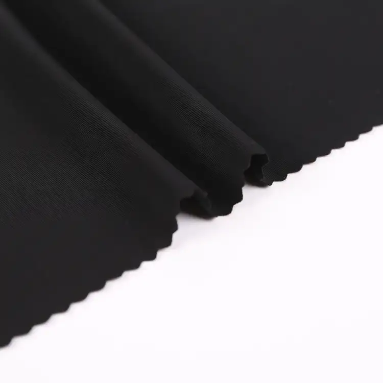 China Fabric for T-Shirt,Yoga Clothes,Yoga Pants Single Jersey Knit Fabric Nylon Spandex Black color buy from China wholesaler bulk order at wholesale price free worldwide shipping Alibaba