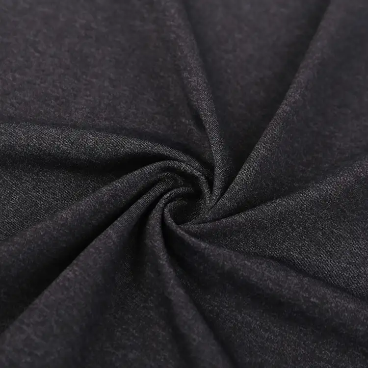 China Fabric for T-Shirt,Yoga Clothes,Sports Bras Single Jersey Knit Fabric Nylon Poly Spandex Black color buy from China wholesaler bulk order at wholesale price free worldwide shipping Alibaba