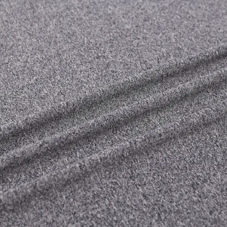 China Fabric for T-Shirt,Yoga Clothes,Swimsuits Single Jersey Knit Fabric Nylon Rayon Spandex Gray color buy from China wholesaler bulk order at wholesale price free worldwide shipping Alibaba