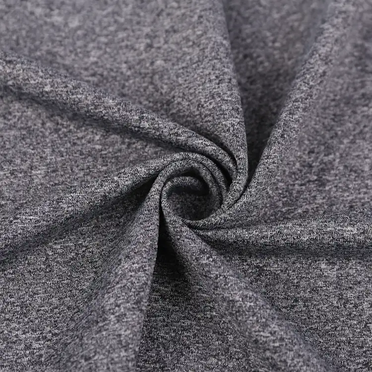 China Fabric for T-Shirt,Yoga Clothes,Swimsuits Single Jersey Knit Fabric Nylon Rayon Spandex Gray color buy from China wholesaler bulk order at wholesale price free worldwide shipping Alibaba