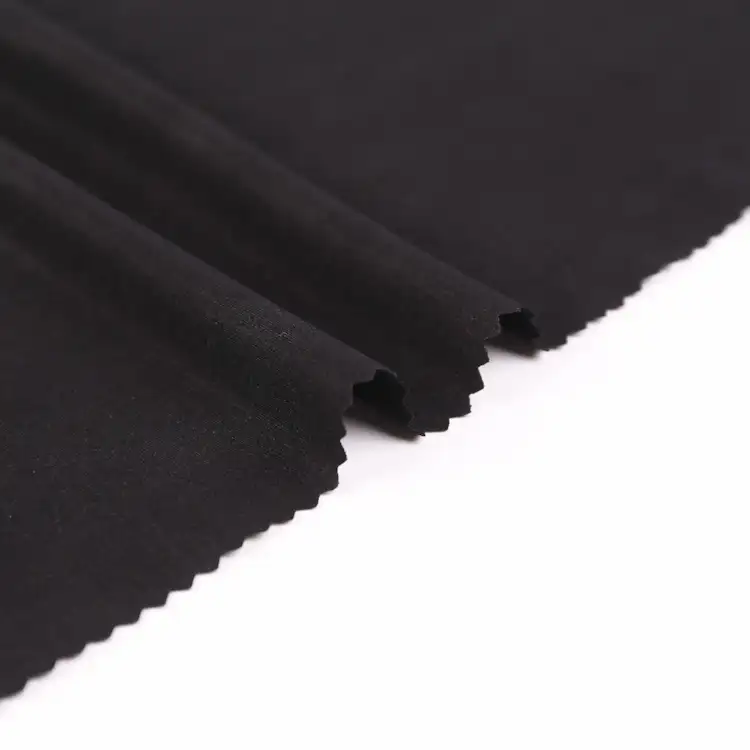 China Fabric for T-Shirt,Yoga Clothes,Sports Bras Single Jersey Knit Fabric Spandex Nylon Black color buy from China wholesaler bulk order at wholesale price free worldwide shipping Alibaba