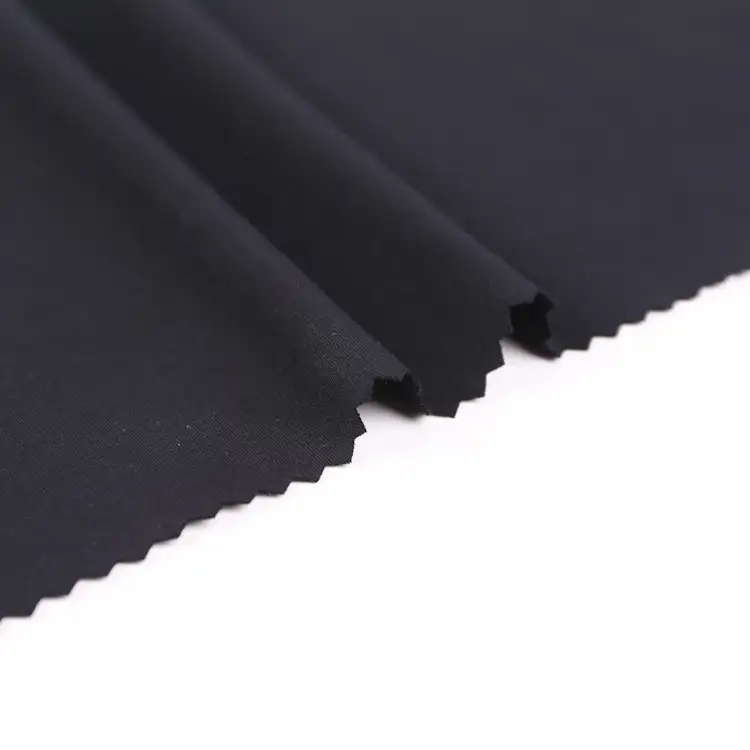 China Fabric for Pants,T-Shirt,Yoga Clothes,Swimsuits,Yoga Pants Single Jersey Knit Fabric Spandex Nylon Black color buy from China wholesaler bulk order at wholesale price free worldwide shipping Alibaba