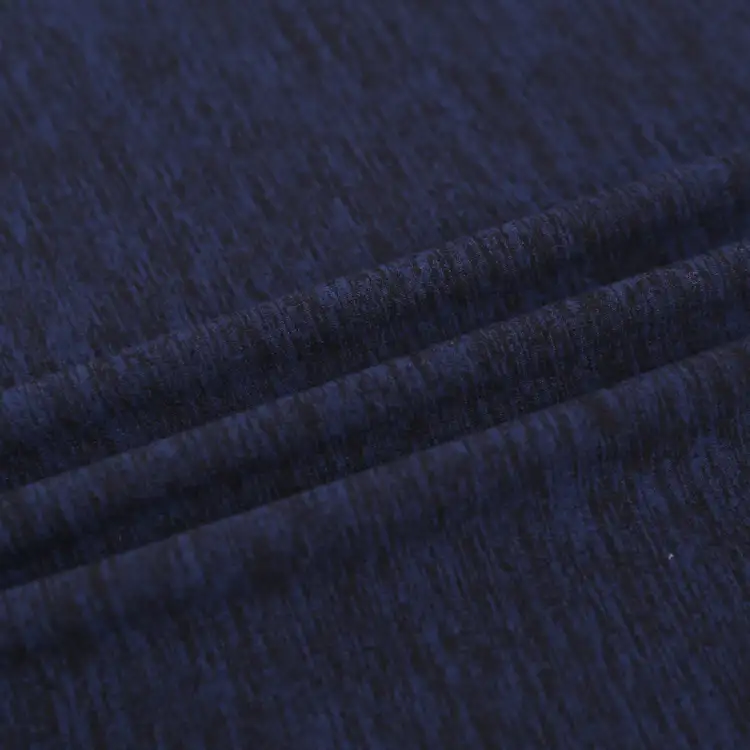 China Fabric for Pants,Jackets,T-Shirt,Swimsuits Double-side fleece Knit Fabric Polyester Spandex DarkBlue color buy from China wholesaler bulk order at wholesale price free worldwide shipping Alibaba