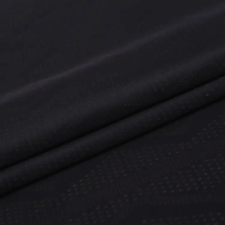 China Fabric for T-Shirt,Yoga Clothes,Swimsuits,Yoga Pants,Swim shorts,Sports Bras Mesh Knit Fabric Spandex Nylon Black color buy from China wholesaler bulk order at wholesale price free worldwide shipping Alibaba