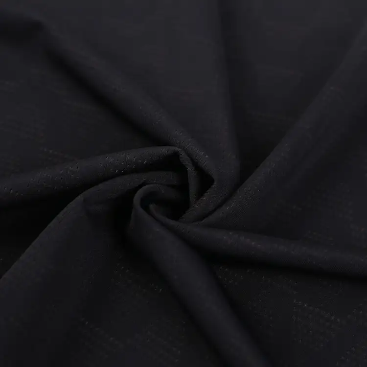 China Fabric for Yoga Pants,Swim shorts,Sports Bras Mesh Knit Fabric Nylon Spandex Black color buy from China wholesaler bulk order at wholesale price free worldwide shipping Alibaba