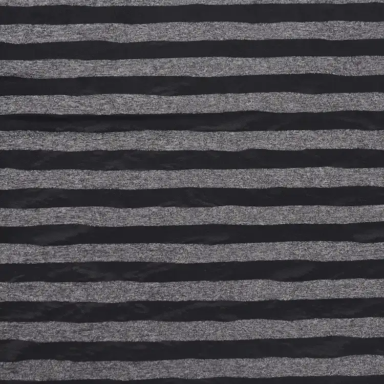 China Fabric for T-Shirt Weft Jacquard Knit Fabric Nylon Polyester Spandex Stripe color buy from China wholesaler bulk order at wholesale price free worldwide shipping Alibaba