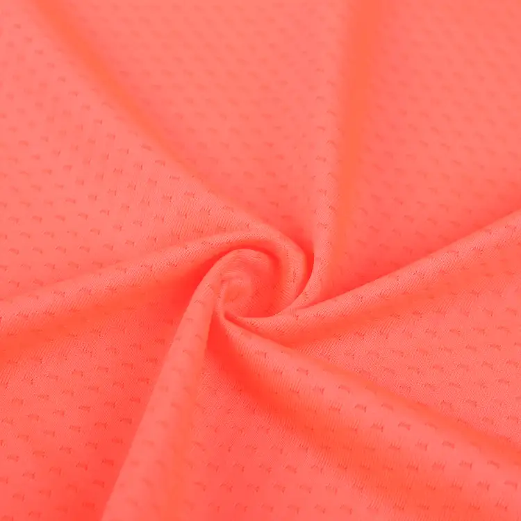 China Fabric for Yoga Pants,Swim shorts,Sports Bras Mesh Knit Fabric Polyester Spandex OrangeRed color buy from China wholesaler bulk order at wholesale price free worldwide shipping Alibaba