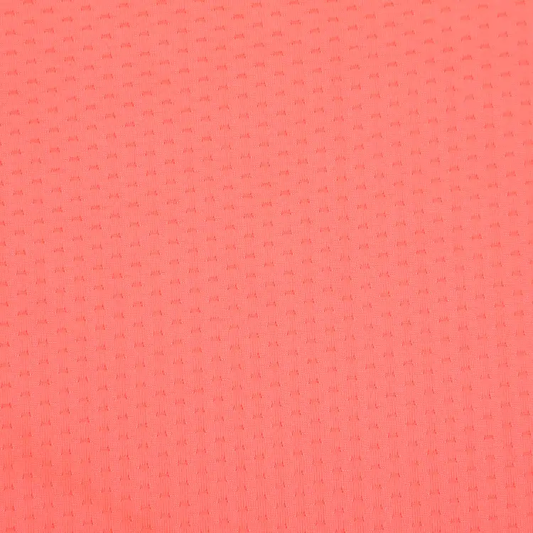 China Fabric for Yoga Pants,Swim shorts,Sports Bras Mesh Knit Fabric Polyester Spandex OrangeRed color buy from China wholesaler bulk order at wholesale price free worldwide shipping Alibaba