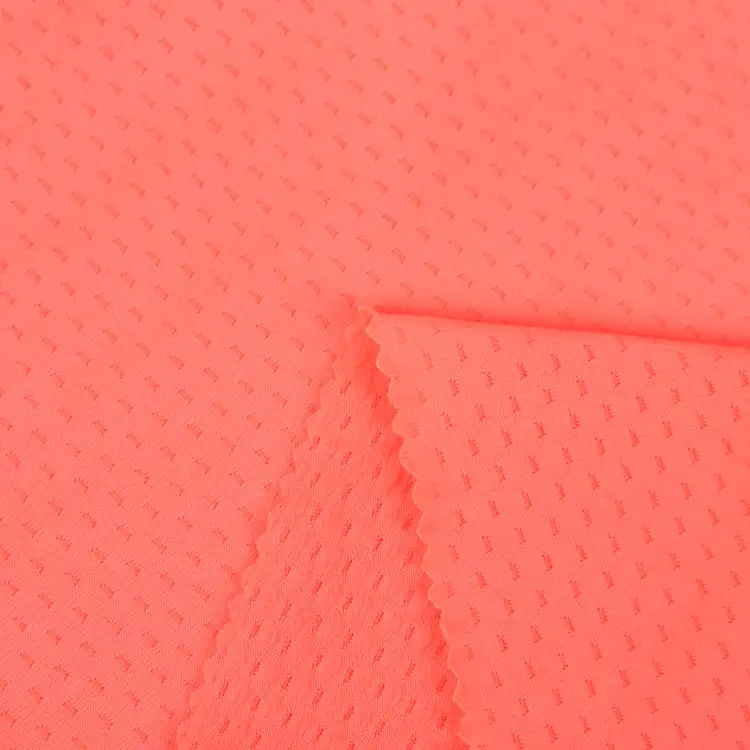 China Fabric for Yoga Pants,Swim shorts,Sports Bras Mesh Knit Fabric Polyester Spandex OrangeRed color buy from China wholesaler bulk order at wholesale price free worldwide shipping Alibaba