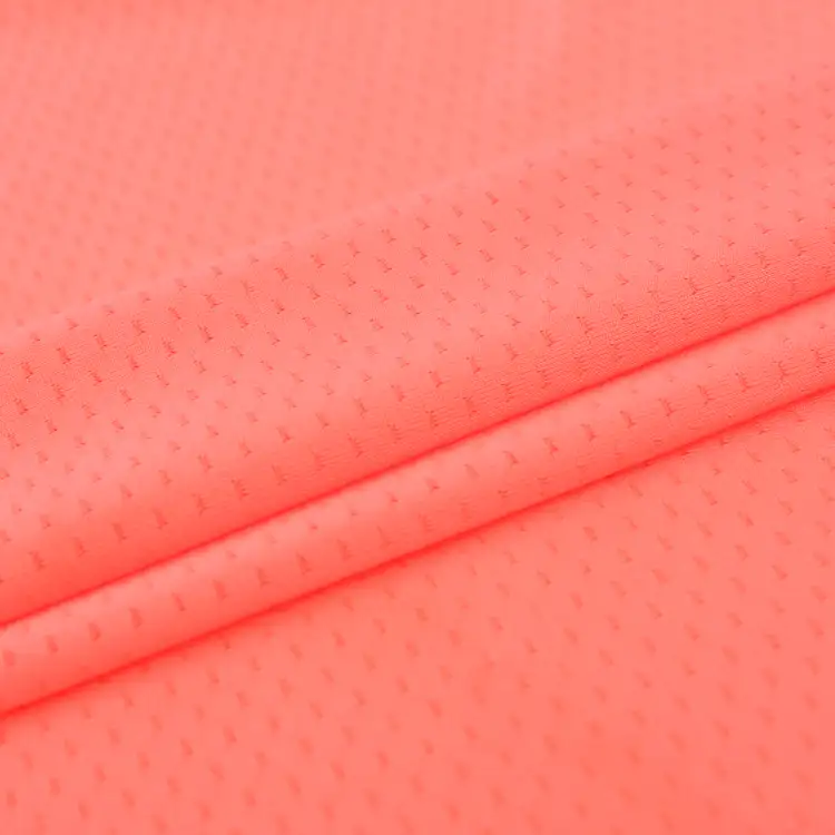 China Fabric for Yoga Pants,Swim shorts,Sports Bras Mesh Knit Fabric Polyester Spandex OrangeRed color buy from China wholesaler bulk order at wholesale price free worldwide shipping Alibaba